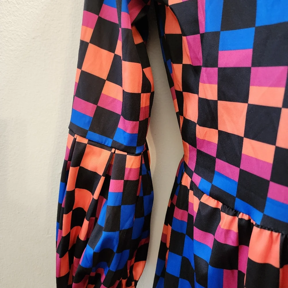Checkers Multi-Color Dress - Picture 7 of 9
